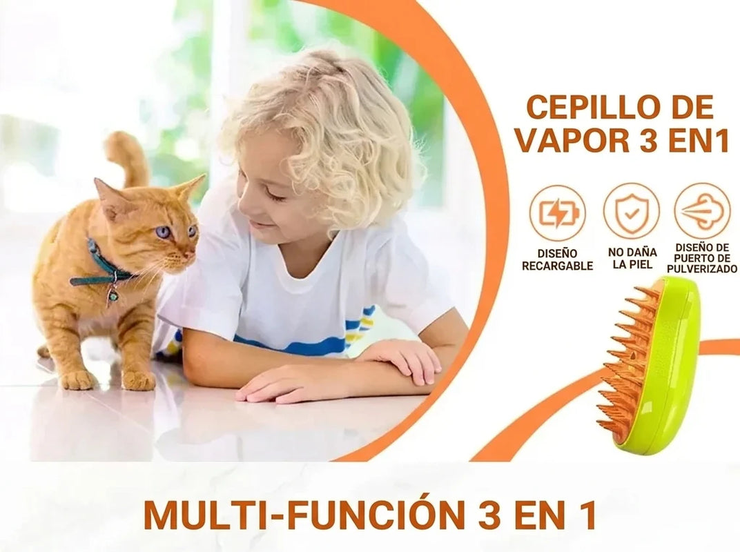 ™ Steambrush Pro | Cepillos Para Perros Con Vapor Antiestático Y Masaje Relajante