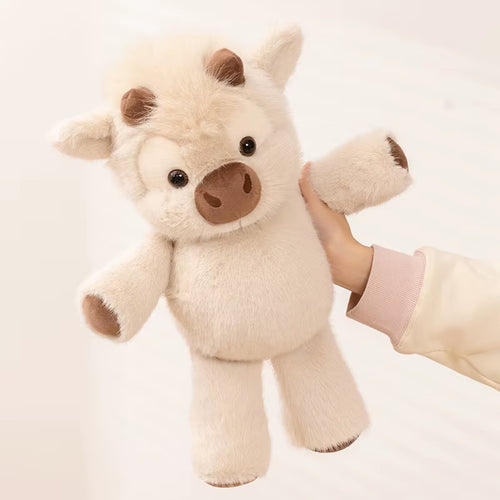 Highland Cow Super Soft Plush Toy Comforter for Kids Birthday Gift 11-30Cm Embroidered