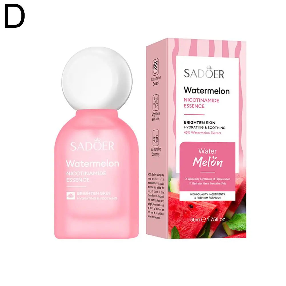 Watermelon Niacinamide Facial Cleanser Essence Cream Toner Eye Cream Lip Balm Moisturizing Nourishing Skin Care