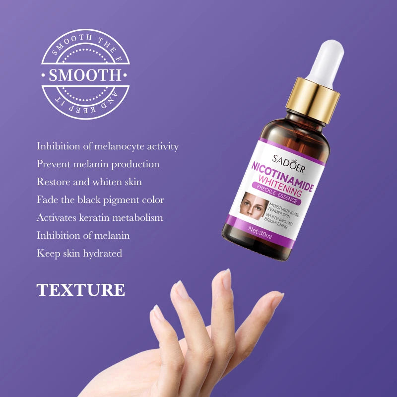 Niacinamide Serum Whitening Spot Removal Moisturizing Brightening Smooth Face Essence Skin Care