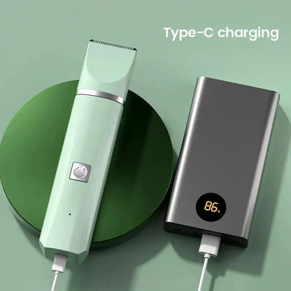 Kit De Aseo Eléctrico Para Mascotas 4 En 1 - Recortador De Pelo, Cortapelo, Lima De Uñas Para Gatos Y Perros
