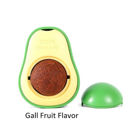 Avocado Shape Cat Toys Gatos Catnip Mint Interactive Ball Mascotas Pet Accessories Companion Bionic Fun Healthy Gut